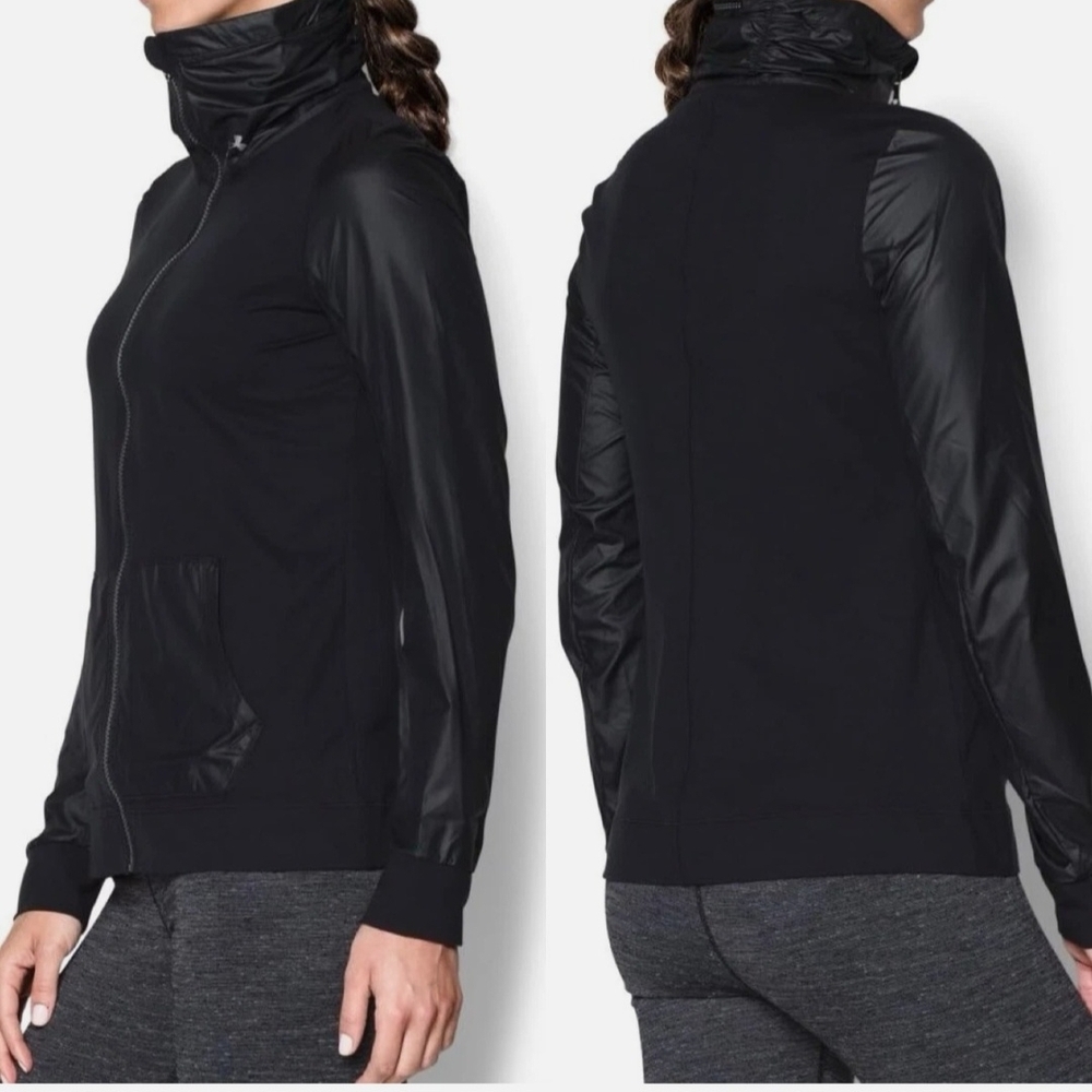 Under Armour Womens Black Full-Zip Jacket